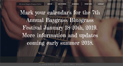 Desktop Screenshot of baygrassbluegrass.com