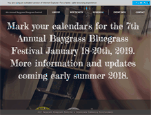 Tablet Screenshot of baygrassbluegrass.com